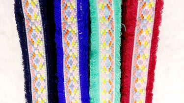 Kilim Pattern Trim, Tassels Threads Fringe Trim, Summer Trim